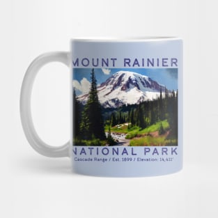 Mount Rainier National Park, State of Washington Mug